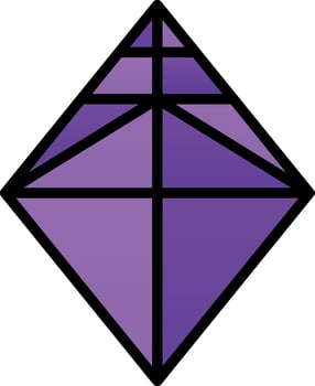 Crystal Vector Icon Design