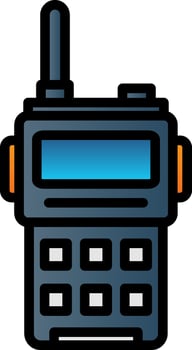 Walkie Talkie Vector Icon Design