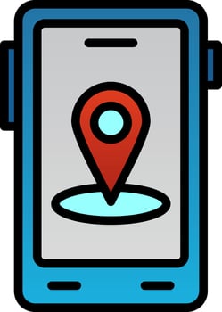 Gps Navigation Vector Icon Design