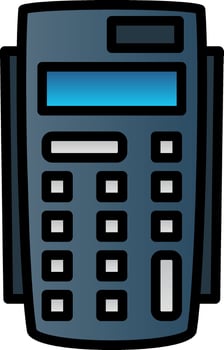 Calculator Vector Icon Design