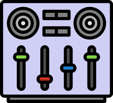 Mixer Vector Icon Design