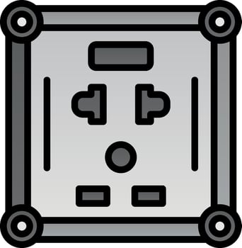 Socket Vector Icon Design