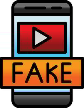 Fake News Vector Icon Design