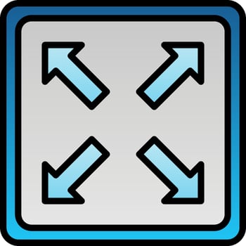 Expand Vector Icon Design