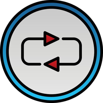 Loop Vector Icon Design