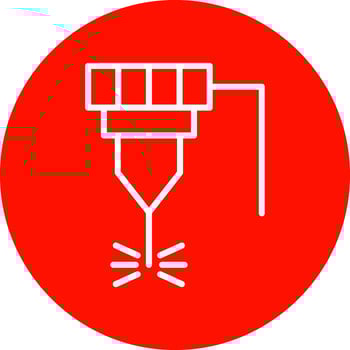 Laser Vector Icon Design