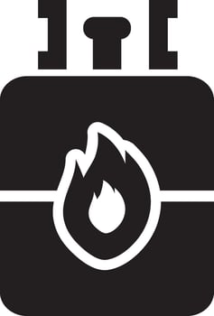 Gas Cylinder Icon vector