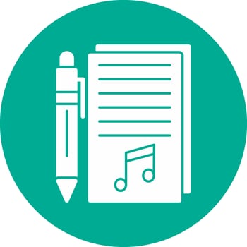 Music Note Vector Icon Design