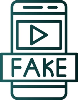 Fake News Vector Icon Design