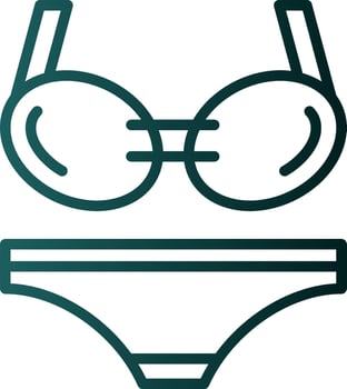 Bikini Vector Icon Design