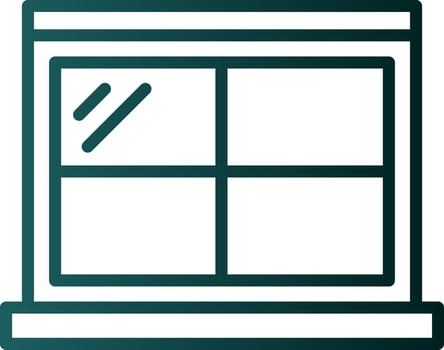 Window Vector Icon Design