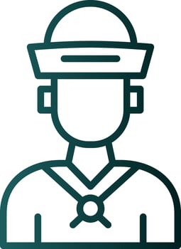 Sailor Vector Icon Design