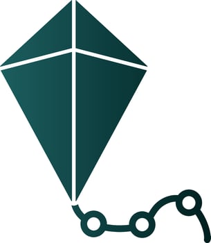 Kite Vector Icon Design