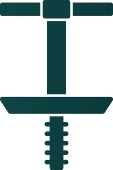 Pogo Stick Vector Icon Design