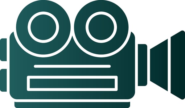 Video Camera Vector Icon Design
