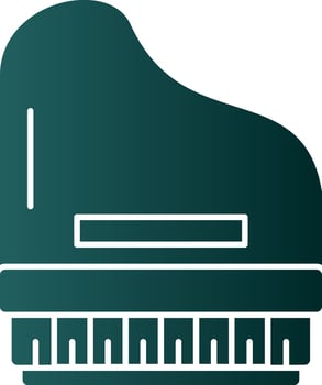 Piano Vector Icon Design