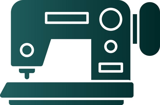 Sewing Machine Vector Icon Design