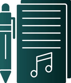 Music Note Vector Icon Design