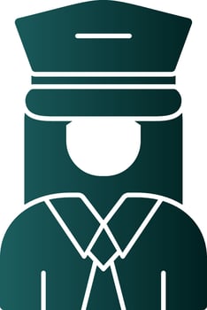 Captain Vector Icon Design