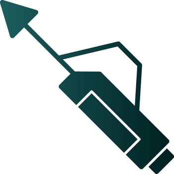 Harpoon Vector Icon Design