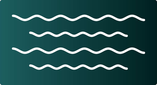 Waves Vector Icon Design