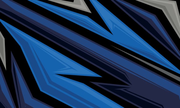 blue abstract pattern background design for sport uniform vector