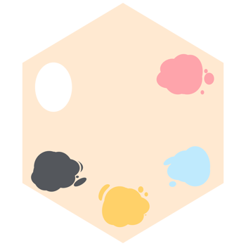 Color palette painting board basic shape png
