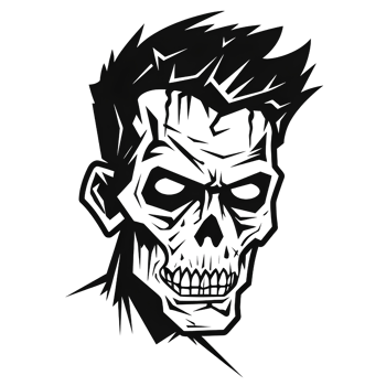 zombie vampire mummy cartoon ai generative png