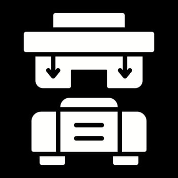 Press Machine Vector Icon