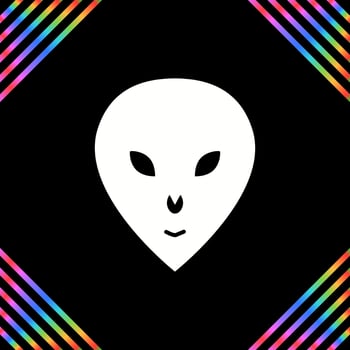 Alien Face Vector Icon