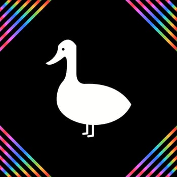 Duckling Vector Icon