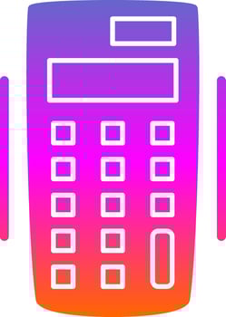 Calculator Vector Icon Design