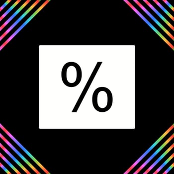Percentage Vector Icon
