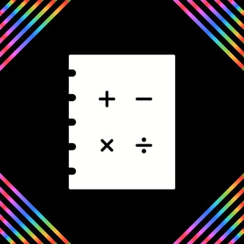 Mathematics Vector Icon