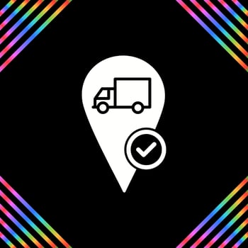 Valid Destination Vector Icon