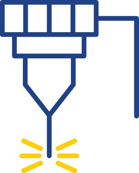 Laser Vector Icon Design