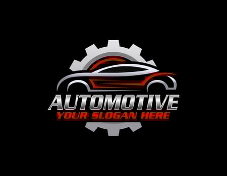 Sport Car Logo Design. Automotive, Car Showroom, Car Dealer Logo Design Vector