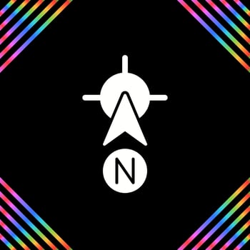 North Vector Icon