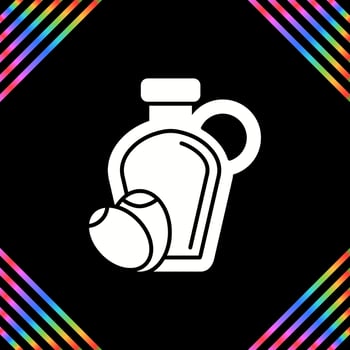 Olive Oil Vector Icon