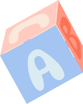 children  toy cube alphabet png