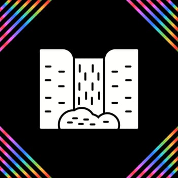 Waterfall Vector Icon