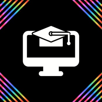 Online Education Vector Icon