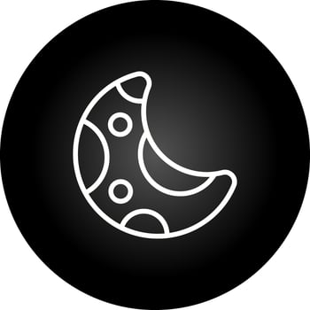 Moon Vector Icon