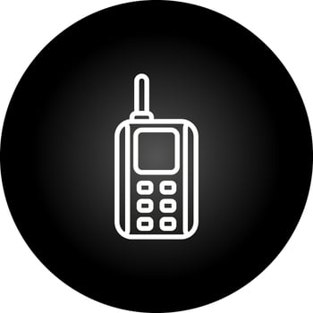 Walkie Talkie Vector Icon