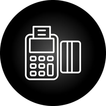 Point of Sale System Vector Icon