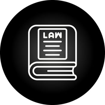 Law Book Vector Icon