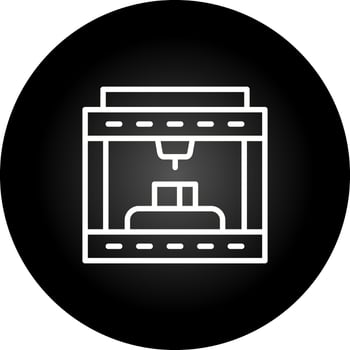 3d Printing Vector Icon