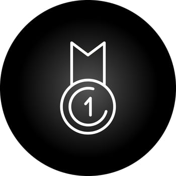 First Place Vector Icon