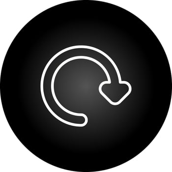 Rotate Right Vector Icon