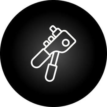 Rivet gun Vector Icon